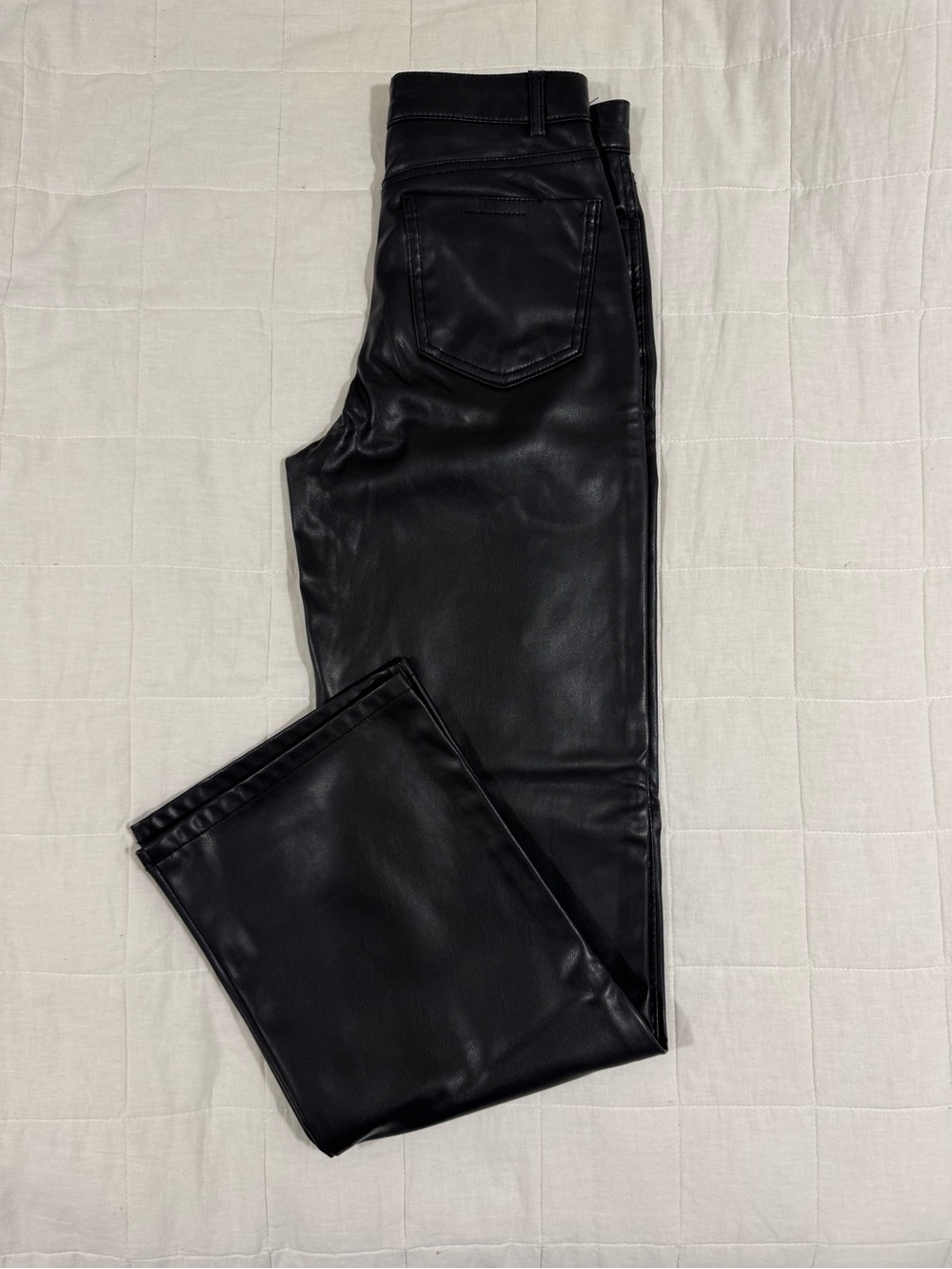 Garage - Black Faux Leather Pants